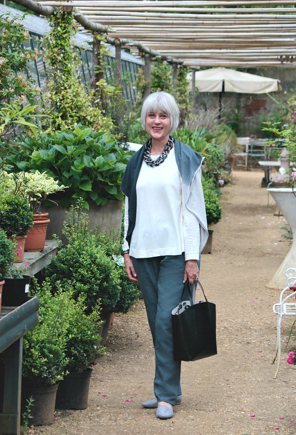 Casual summer outfit at Petersham Nurseries - Chic at any age